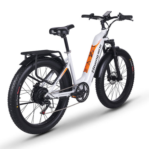 Shengmilo MX06 Step Through E-bike Peak Silnik Bafang 1000 W 17,5 AH Akumulator SAMSUNG