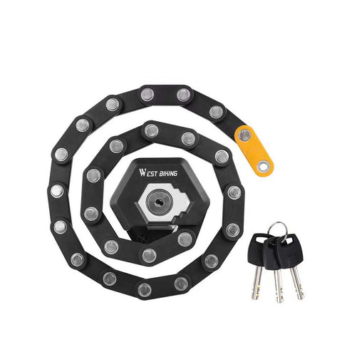 Elektryczna blokada antykradzieżowa roweru składana blokada łańcucha antykradzieżowa przenośne nożyce antyhydrauliczne