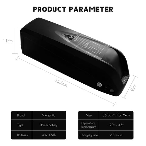 Lithium Battery MX02S Electric Bike Built-in Battery