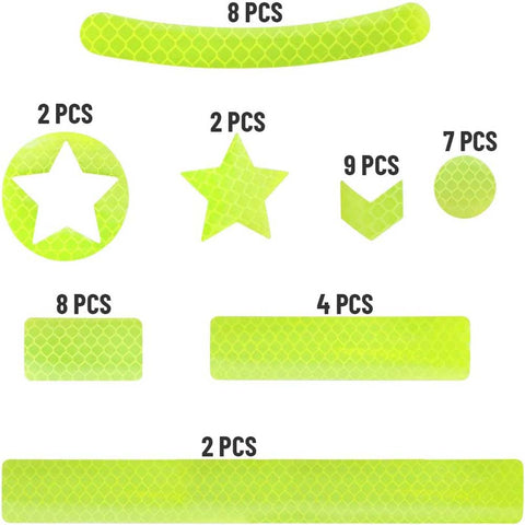 42 szt. Rowerowa taśma odblaskowa